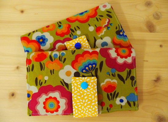porte chéquier couleurs coutures